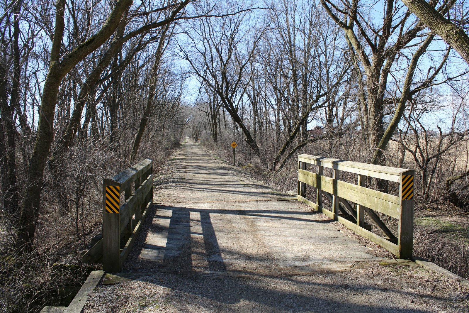 Looking south